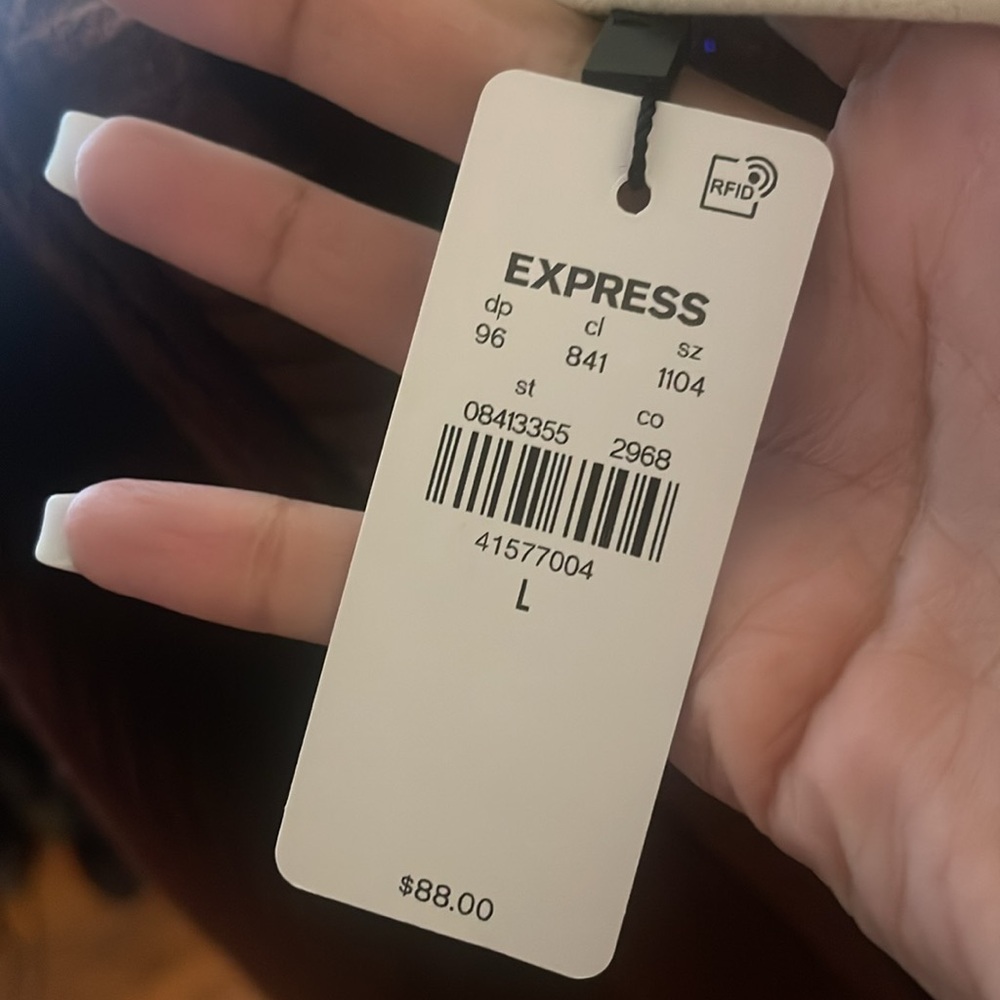 Express Button Front Tunic Cardigan - Picture 4 of 4